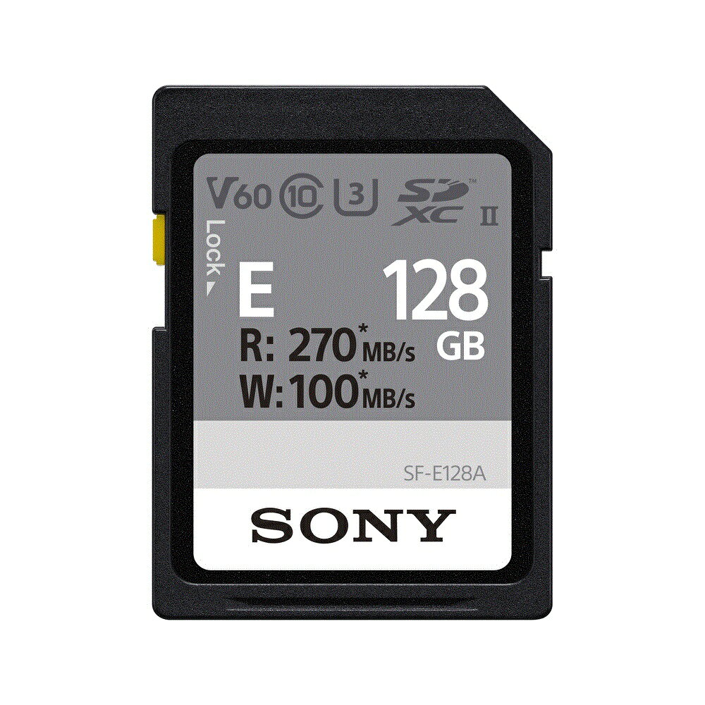 【SONY 索尼】SDXC U3 128GB 記憶卡 SF-E128A