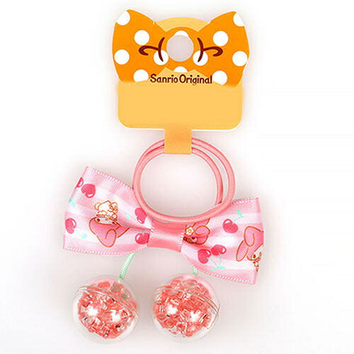 【震撼精品百貨】My Melody 美樂蒂 美樂蒂緞帶蝴蝶結櫻桃搖搖髮束 震撼日式精品百貨