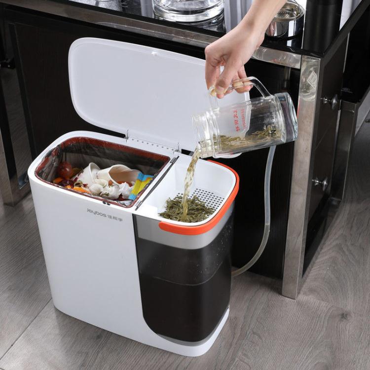 垃圾桶 佳幫手垃圾桶客廳廚房垃圾桶茶具濾茶桶喝茶過濾排廢水汙水桶【摩可美家】