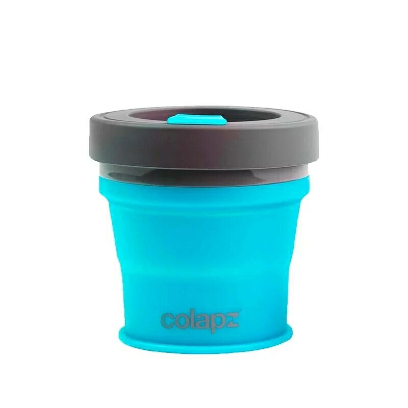 ├登山樂┤英國 Colapz 350ml 摺疊咖啡杯 天藍色 # COL-CUP350-BLU