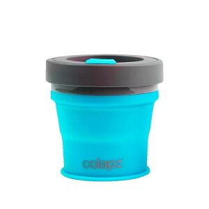 ├登山樂┤英國 Colapz 350ml 摺疊咖啡杯 天藍色 # COL-CUP350-BLU