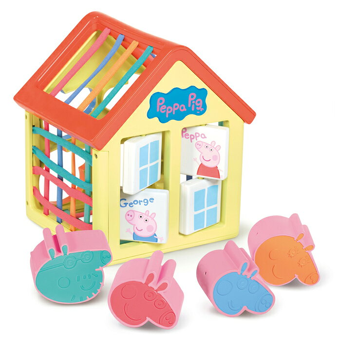 粉紅豬小妹 觸覺玩具小屋 【鯊玩具】