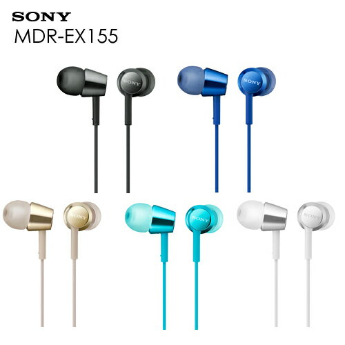<br/><br/>  SONY MDR-EX155 入耳式耳機 支援全系列智慧手機<br/><br/>