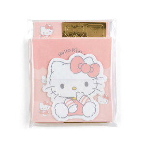 真愛日本 kitty 凱蒂貓 玩偶風 日本製 迷你 信封信套組 情書 卡片 文具 ID104