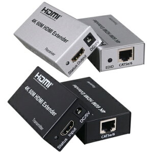 (可詢問訂購)DigiFusion伽利略 HDR600U HDMI 4K2K 網路線 影音延伸器 60m (不含網路線)