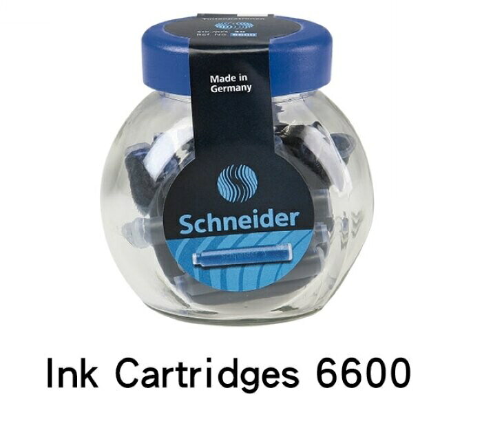 德國 Schneider 施奈德 Ink Cartridges 6600 卡式墨水 (30入)【APP滿額下單10%點數(單一帳號最高1500點)】8/31止