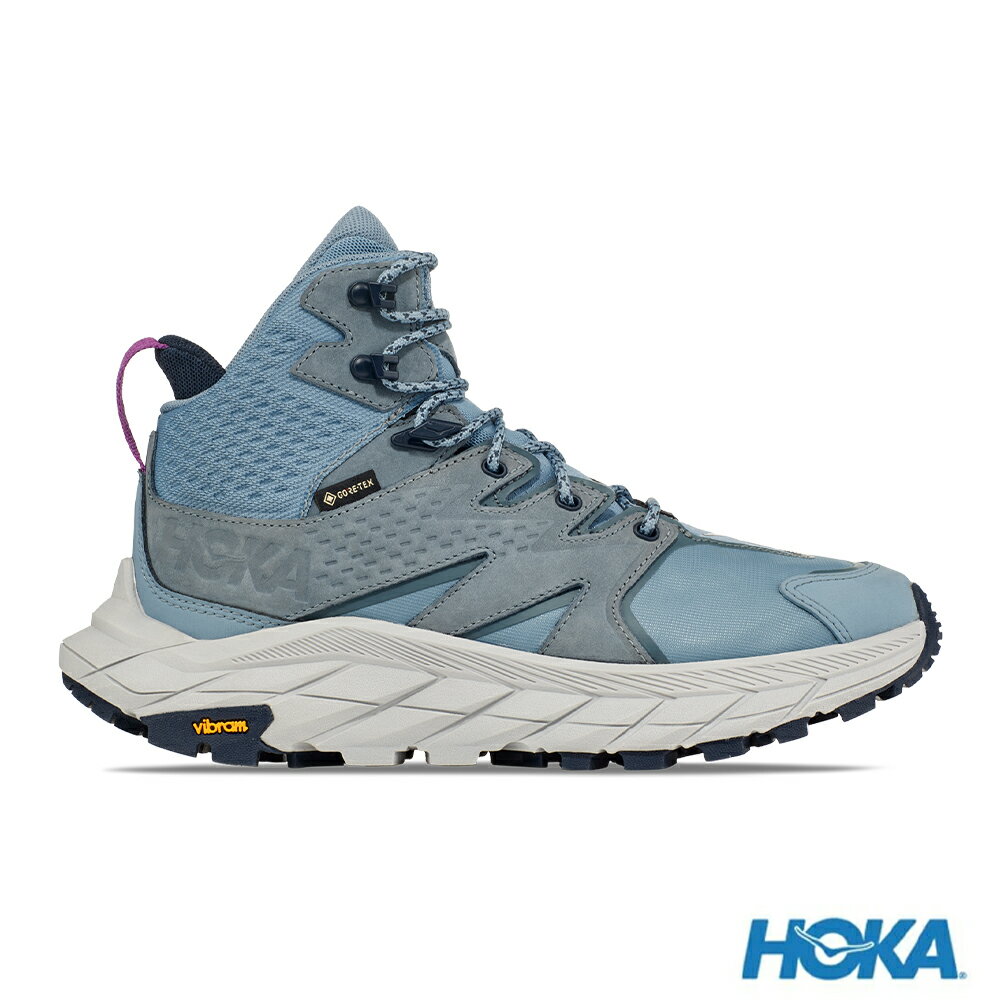 HOKA ONE ONE Anacapa 中筒Goretex 登山鞋HO1119372MSHM湖水藍/迷霧灰