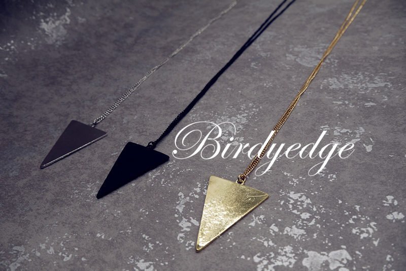 【BIRDYEDGE】 三角 訂製 品牌 項鍊 簡約百搭款 實用系列 男性項鍊 穿搭使用 免運費供應中