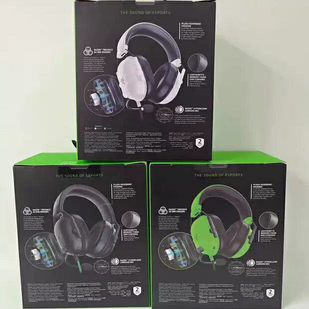 Razer/雷蛇旋風黑鯊V2X頭戴式電競電腦遊戲耳機帶麥克風7.1環繞聲【尚宜家居】