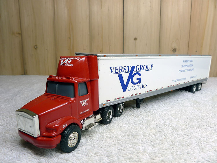 Verst Group美國肯沃斯合金重卡貨櫃車模型絕版老貨安徒ERTL 1:64