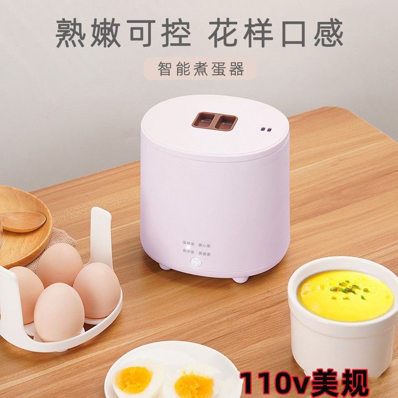 煮蛋器 110v煮蛋器溫泉蛋蒸蛋器自動斷電家用多功能煮蛋神器小型早餐機