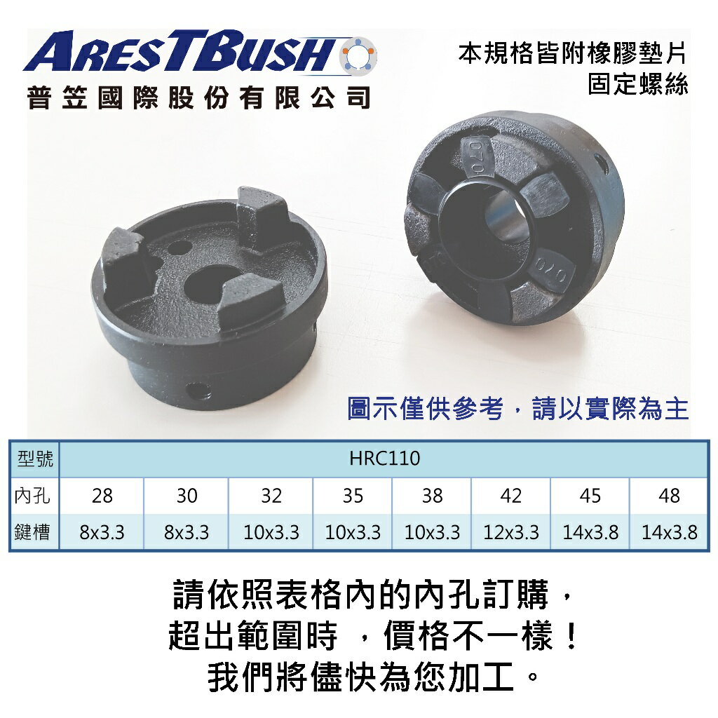 HRC聯軸器組 HRC110 1