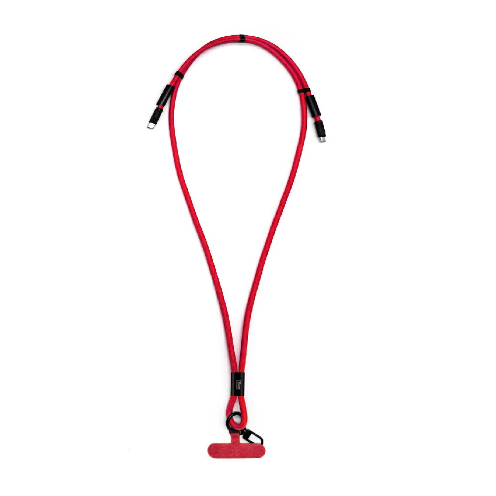 iSee PD快充掛繩 USB-C TO C 2in1 60W 1.5M 強韌夾片 支援資料傳輸 (IC-CC236)【領券滿額再折千12/31止】 0