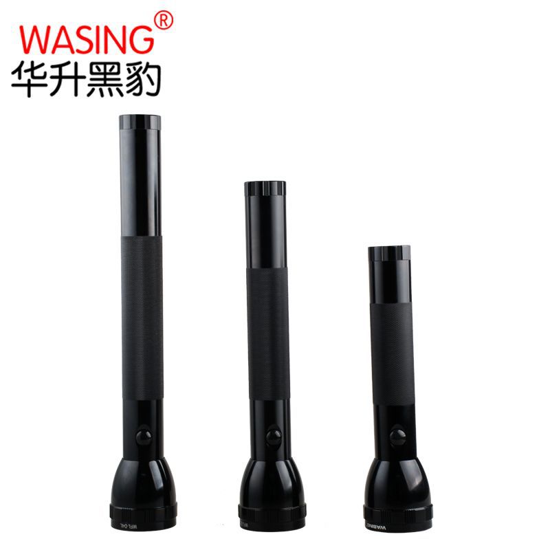 華升黑豹WFL-D3L強光LED鋁合金遠射手電筒安防巡邏照明電筒