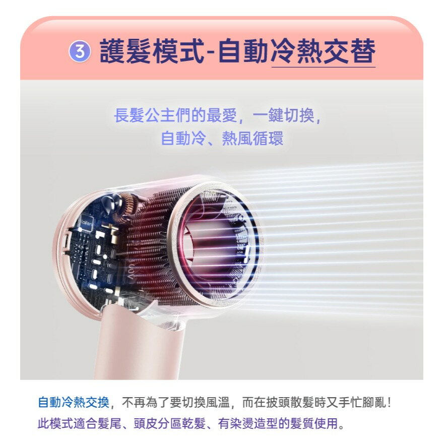 【 Laifen徠芬 】SE高速負離子吹風機 買就贈同色吹嘴 強力吹風速乾 DS021355 5