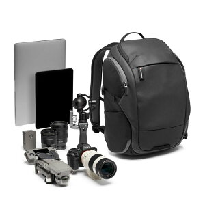 Manfrotto 旅行後背包M 專業級II Advanced2 Travel Backpack M全新薄形隔板裝載空間