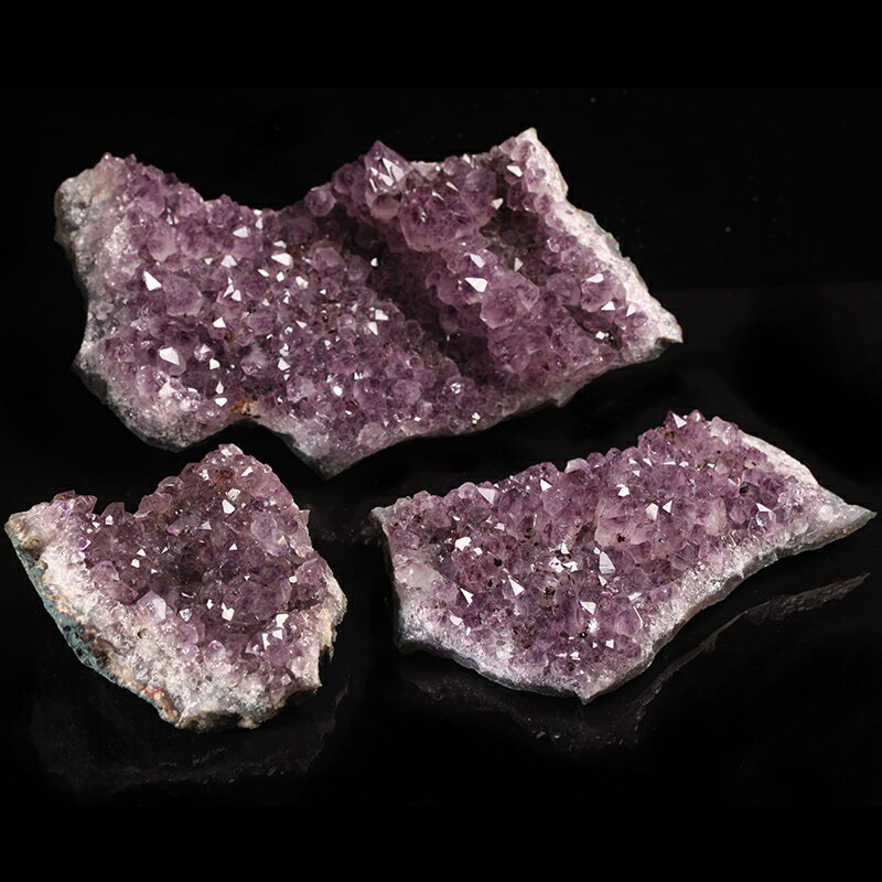 紫晶洞擺件聚寶盆天然原石紫水晶晶簇擺件紫金洞消磁凈化招財納福