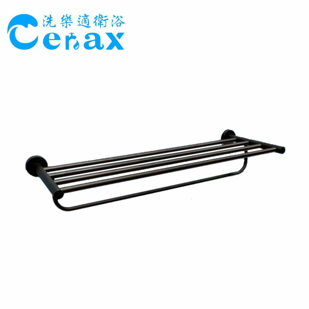 【CERAX洗樂適】 不鏽鋼黑色烤漆置衣架 凱洋CAN臺灣製造 霧黑 消光黑 啞黑BA2170-B