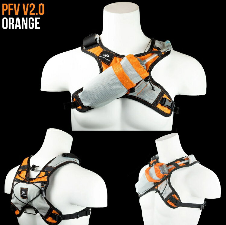 騎跑泳/勇者-ORANGE MUD-P.F.V V2.0 越野羽量背心/包,馬拉松輕鬆跑,騎車.訓練.
