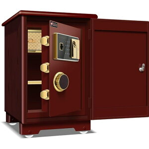 保險櫃 保險櫃家用入墻保險箱防火辦公指紋密碼小型床頭60cm防盜
