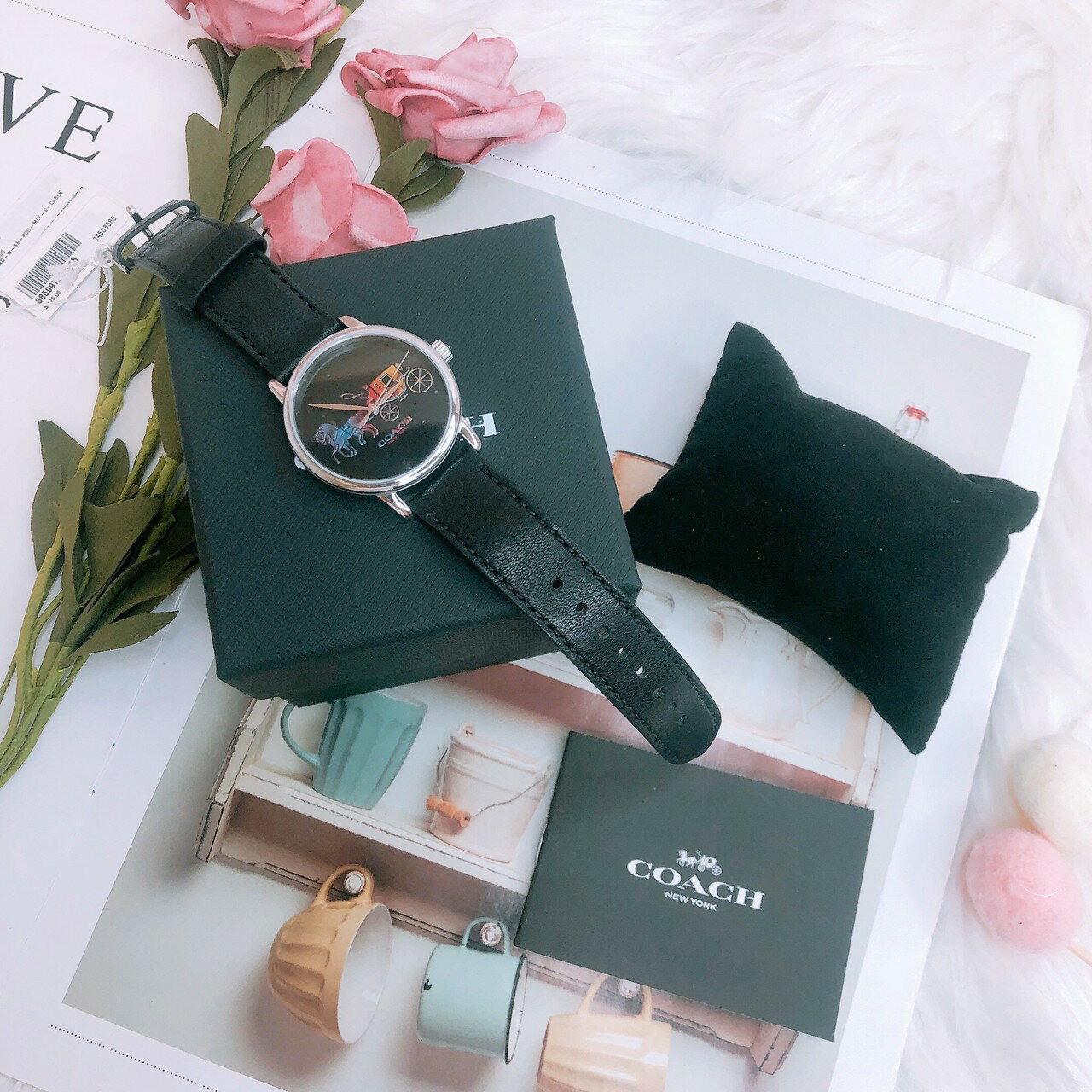 美國代購  台灣現貨 Coach 彩色馬車 女錶 手錶 14503328【送禮精選★APP下單點數4倍送】 3