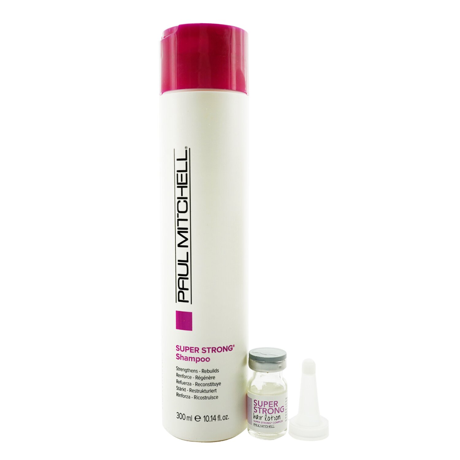 Paul Mitchell - 超級強韌複合物洗護套裝:洗髮露 300毫升 + 護髮乳 12x6毫升
