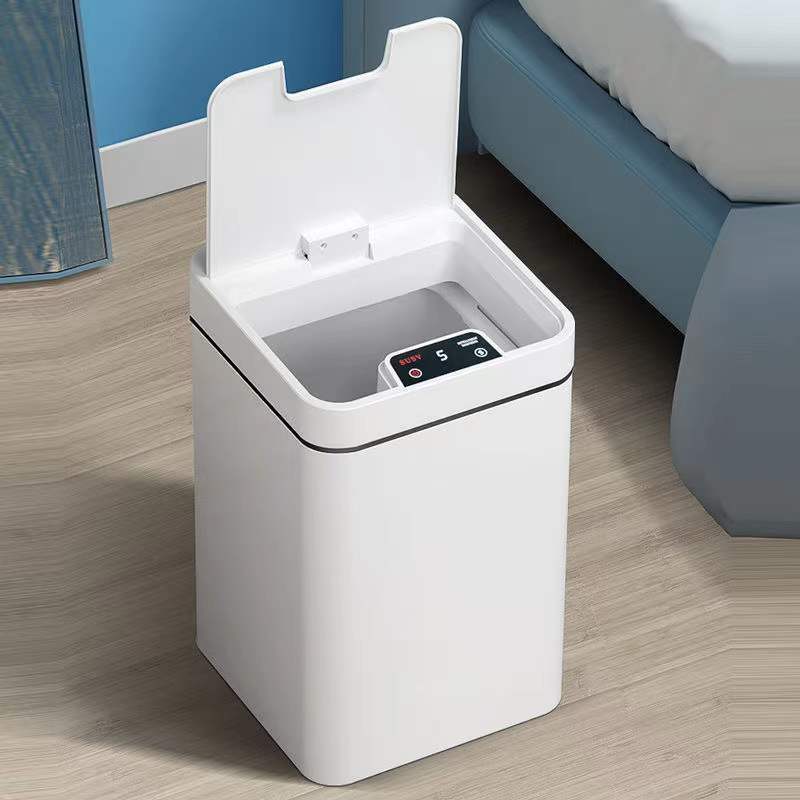 免運 智能感應垃圾桶 光能免充電智能垃圾桶全自動感應式廁所客廳衛生間廚房家用防水