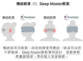 【毒】現貨 Sleep Master 精品睡眠用 藍色眼罩 - 豪華版 5