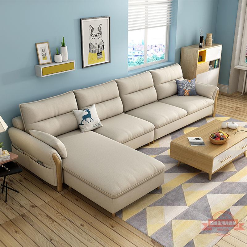 格布藝沙發現代簡約整裝沙發小戶型經濟型組合客廳家具