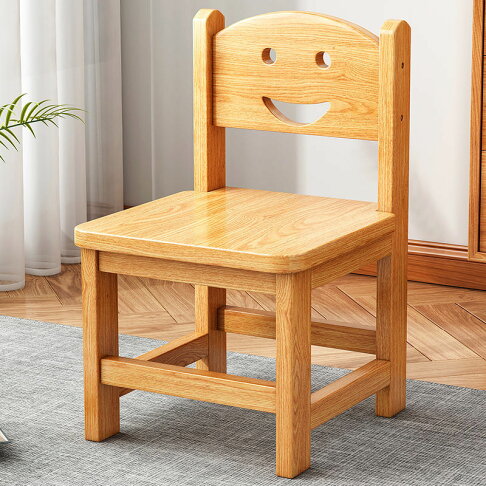 小椅子 椅子 高椅子 圓椅子 小凳子家用實木凳子靠背小椅子簡約小木凳木頭矮凳客廳板凳木凳子 0