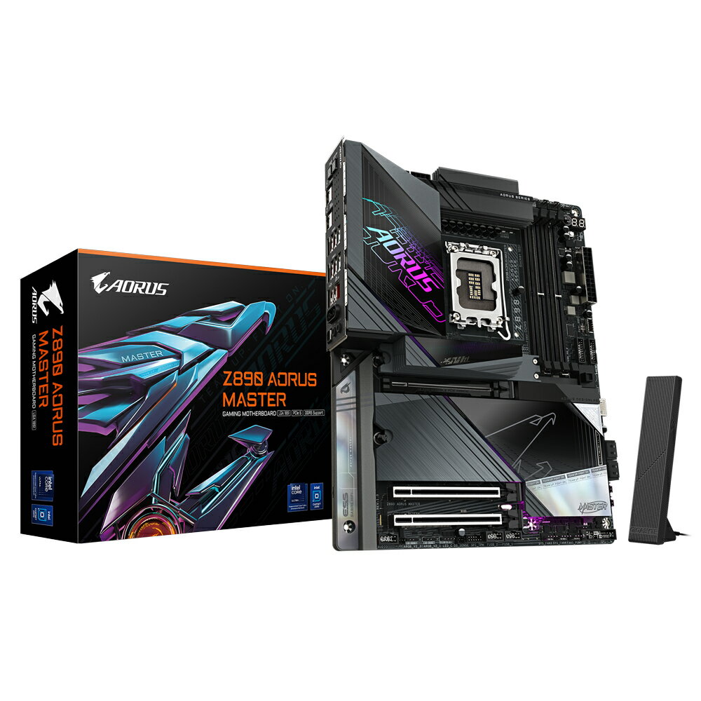 技嘉 Z890 AORUS MASTER 1851腳位 ATX 主機板