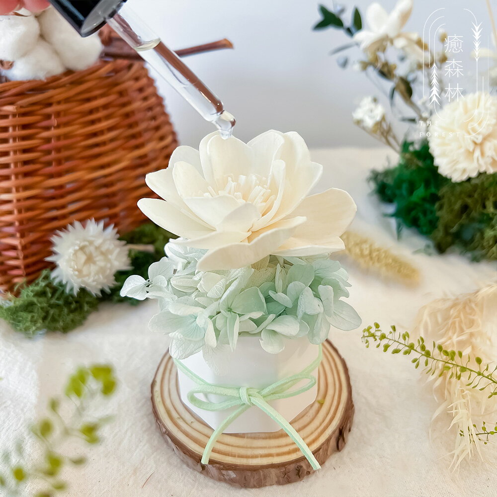 森林系小精靈永生香氛擴香花（贈送5ml香氛油）