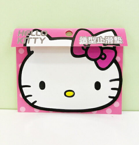 【震撼精品百貨】Hello Kitty 凱蒂貓 HELLO KITTY 車用造型止滑墊(頭型桃) 震撼日式精品百貨