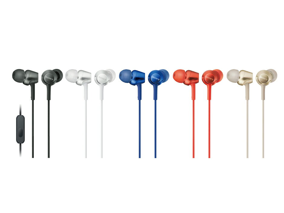 3C精選【史代新文具】SONY MDR-EX255AP 細膩金屬 耳道式耳機/有線耳機 (五色可選)
