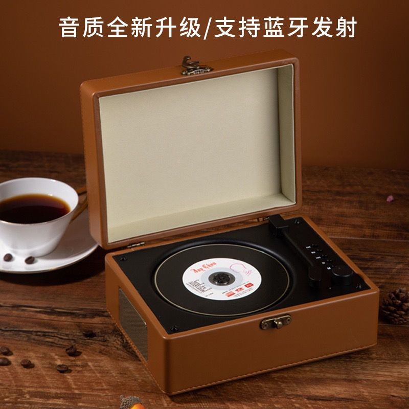工廠直銷 免運/特惠 RXITING復古CD機音樂專輯播放器藍芽音箱黑膠cd光碟光碟音響便攜特惠/開立發票 全館八折 z1026