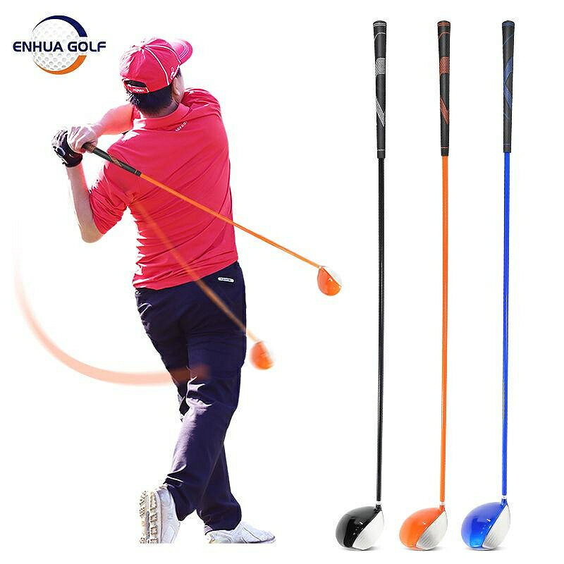 高爾夫室內練習器軟杆身一號木練習器熱身揮杆訓練器Golf教練推薦