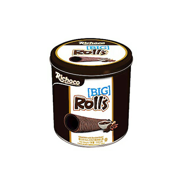 威化捲 麗巧克 ROLLS 巧克力風味蛋捲威化 超取限4罐 RICHOCO 威化 威化餅 巧克力 蛋捲