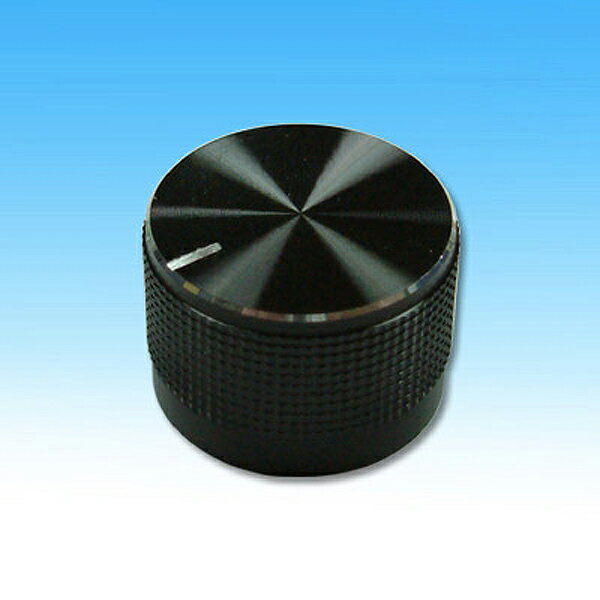 鋁殼旋鈕 黑 銀 白 螺帽 旋扭 25x17mm 18齒 鋁黑 鋁白 電子材料 音量旋鈕3272A 3272B