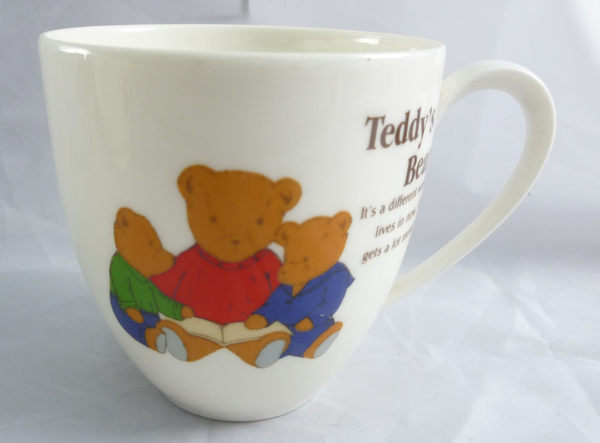 【震撼精品百貨】Teddy Bear 泰迪熊 馬克杯 閱讀 震撼日式精品百貨