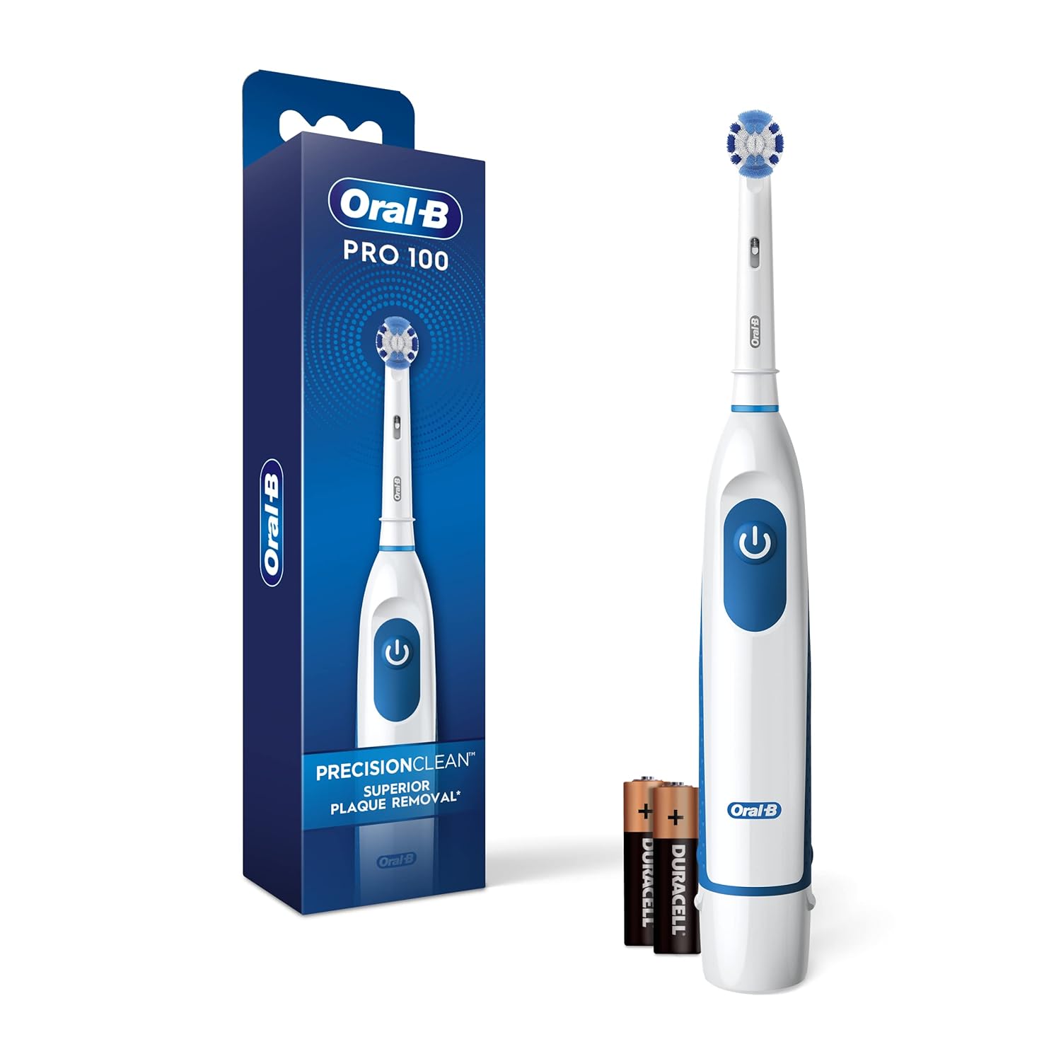 [5美國直購] Oral-B Pro 100 電動牙刷 配 Precision Clean EB20 牙刷頭 AA電池式 Electric Toothbrush