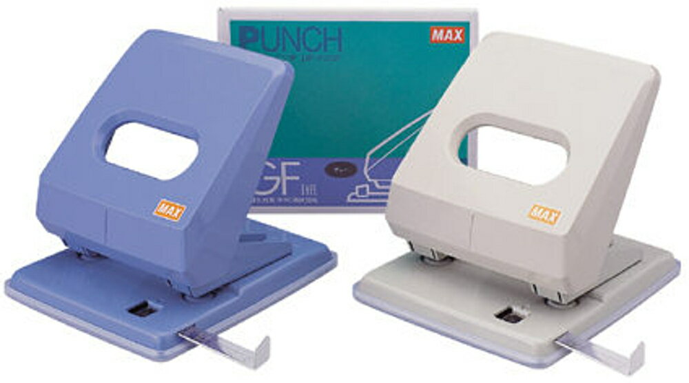 【哇哇蛙】MAX 美克司 打孔機 DP-F2GF (藍 / 灰)