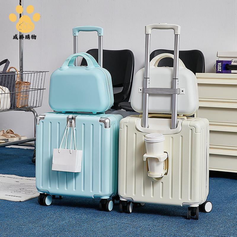 特價出 登機箱 行李箱 拉桿箱 新款小型專用登機箱女拉桿箱18寸行李箱男旅行箱20寸多功能萬向輪 廠家現貨5y8