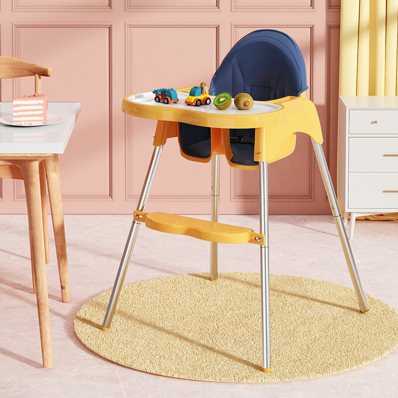 寶寶餐椅吃飯可折疊便攜式家用兒童飯桌學坐椅子多功能餐桌椅座椅
