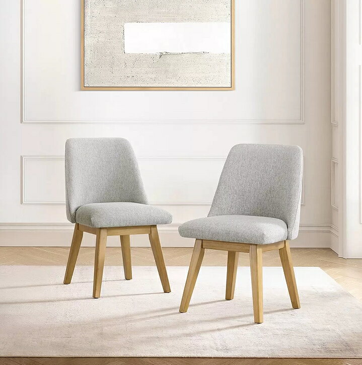 點數11%｜[COSCO代購5] 促銷到12月30號 D1812801 Aiden  Ivy 餐椅兩件組 灰