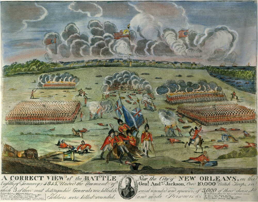 Posterazzi Battle Of New Orleans 1815 Na Correct View Of The Battle 0554