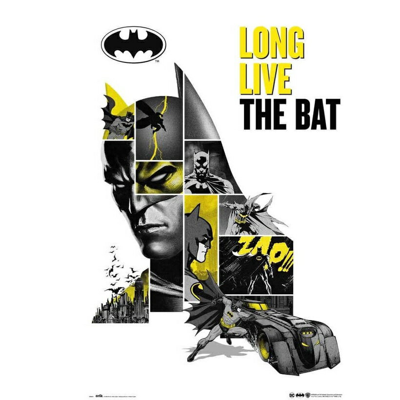 【DC】蝙蝠俠80週年版限量紀念海報 BATMAN