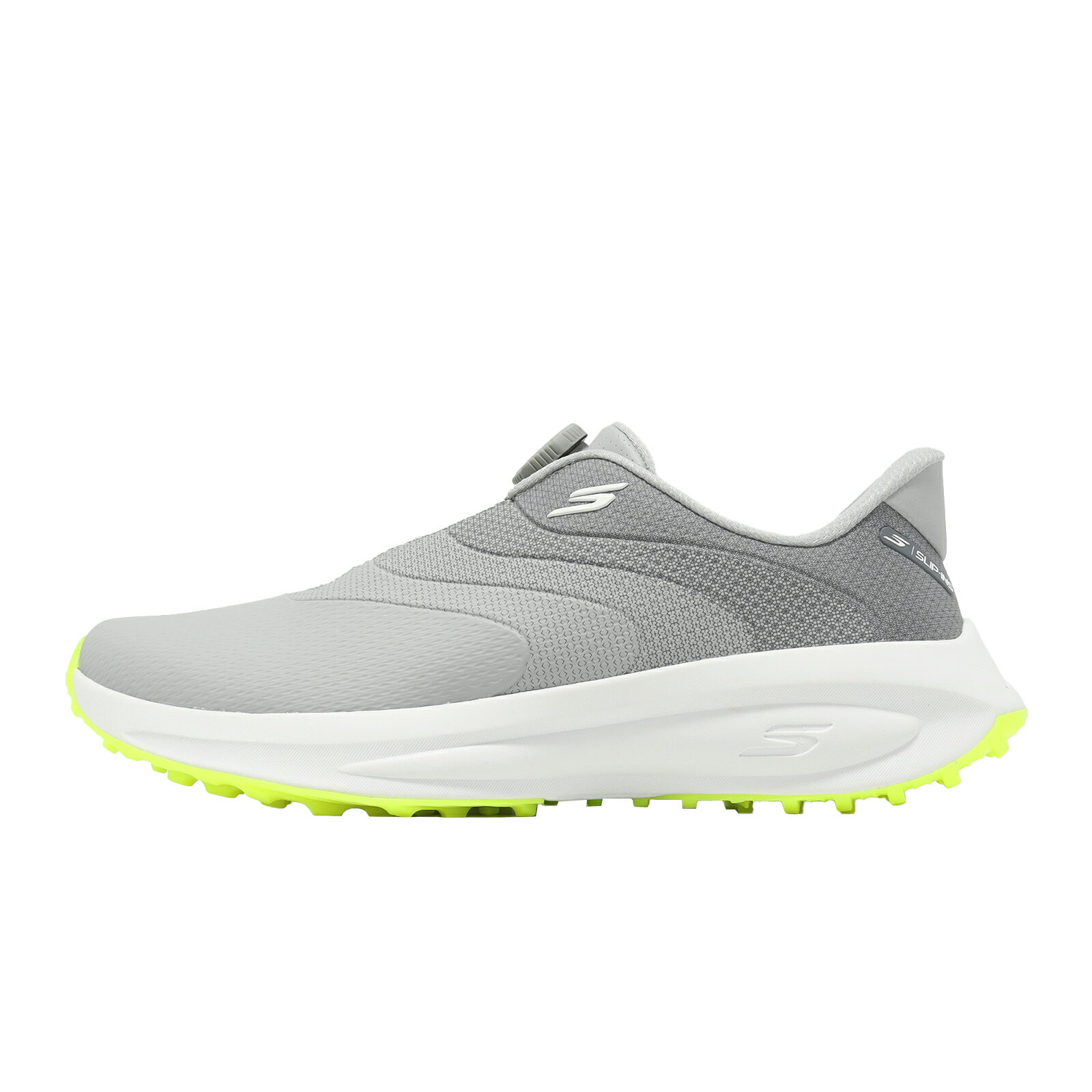 Skechers 高爾夫球鞋 Flow Twist-Fit Slip-Ins 男鞋 灰 防水鞋面 214149GRY