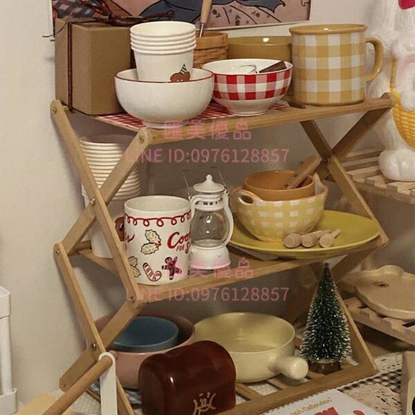 杯架置物架實木質展示桌面家用晾茶水杯廚房網紅創意多功能收納盒【聚寶屋】