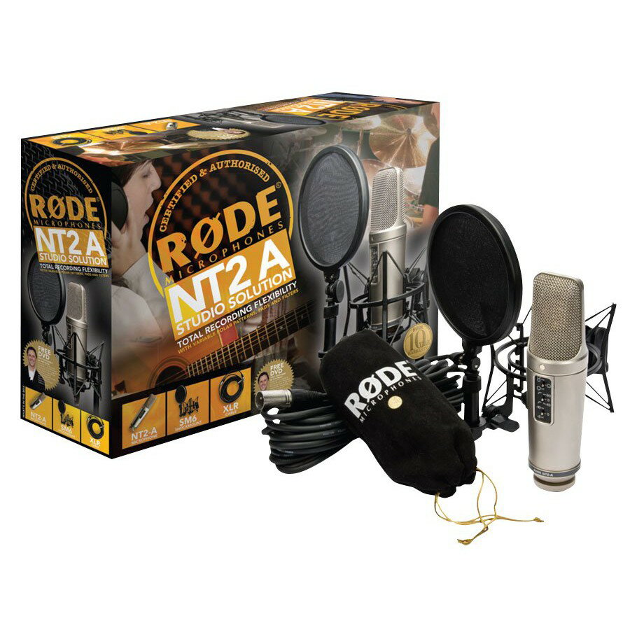 RODE NT2-A 電容式麥克風 澳洲大廠 紀念套裝組 電容式 錄音 麥克風 心型 全指向 NT2A