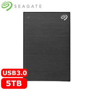 【最高22%回饋 5000點】Seagate希捷 One Touch 5TB 2.5吋行動硬碟 極夜黑 (STKZ5000400)
